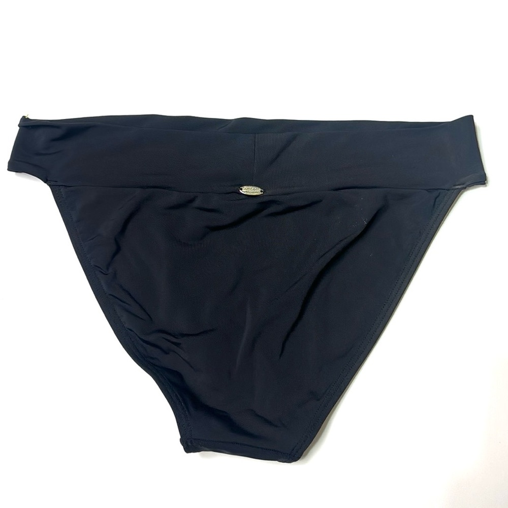 Sunsets Black Bikini Bottom sz L